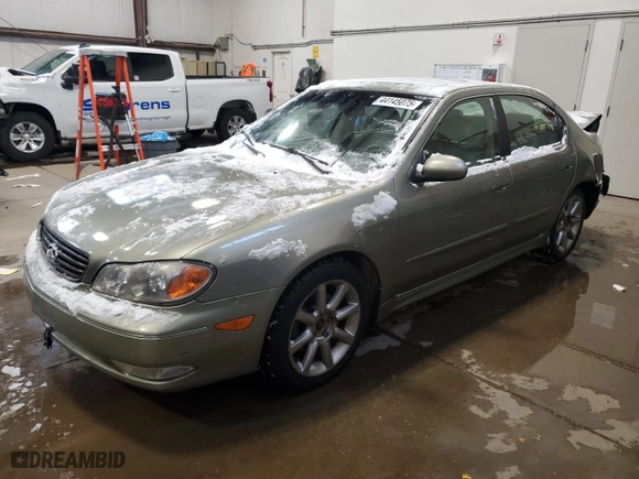 2002 Infiniti I35 Luxury with VIN JNKDA31A32T017737, listed as a Copart auction lot 44145075 with 151,181 mi miles and Salvage Title. Bid and sale history available at carsss.com. Image 1.