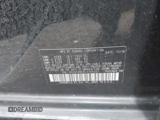 2020 Subaru Impreza z VIN 4S3GTAB64L3704251, wystawiony jako IAAI lot #42330314 z przebiegiem 68 498 mil mil oraz . Historia ofert i sprzedaży dostępna na DreamBid. Obrazek 9.