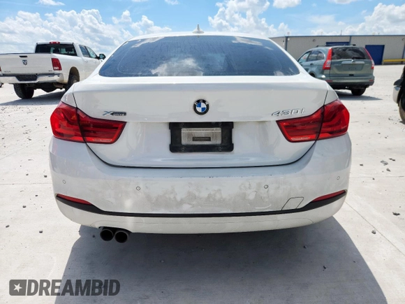 2018 BMW 4 Series 430i xDrive with VIN WBA4J3C57JBG91654, listed as a Copart auction lot 62877135 with 155,583 mi miles and Clean title. Bid and sale history available at DreamBid. Image 6.