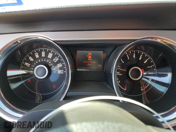 2014 Ford Mustang V6 with VIN 1ZVBP8AM2E5252361, listed as a Copart auction lot 50242705 with 162,829 mi miles and Salvage Title. Bid and sale history available at carsss.com. Image 9.
