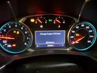 2019 Chevrolet Equinox Premier with VIN 2GNAXYEX4K6254607, listed as a Copart auction lot 46496595 with 69,506 mi miles and Salvage Title. Bid and sale history available at DreamBid. Image 9.