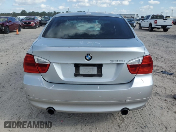 2007 BMW 3 Series 335i with VIN WBAVB73547VF52520, listed as a Copart auction lot 81725714 with 157,455 mi miles and Clean Title. Bid and sale history available at carsss.com. Image 6.