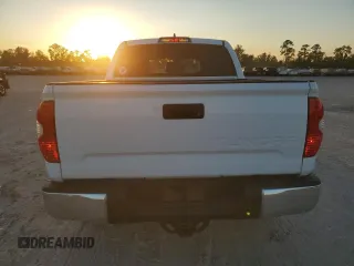 2020 Toyota Tundra 2WD SR5 with VIN 5TFEY5F17LX263254, listed as a Copart auction lot 76206444 with 57,348 mi miles and Salvage Title. Bid and sale history available at carsss.com. Image 6.