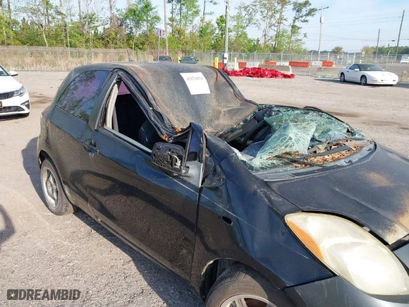 2007 Toyota Yaris with VIN JTDJT923775090204, listed as a IAAI auction lot 41876894 with 1 mi miles. Bid and sale history available at carsss.com. Image 6.