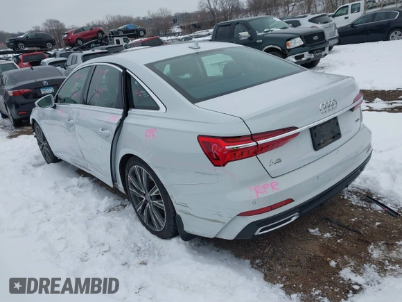 2019 Audi A6 Prestige with VIN WAUM2AF24KN072848, listed as a IAAI auction lot 41166275 with 89,839 mi miles. Bid and sale history available at carsss.com. Image 3.