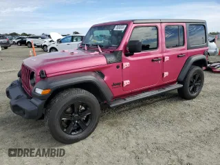 2022 Jeep Wrangler Unlimited Sport S with VIN 1C4HJXDG7NW131012, listed as a Copart auction lot 78890634 with 28,639 mi miles and Salvage Title. Bid and sale history available at carsss.com. Image 1.