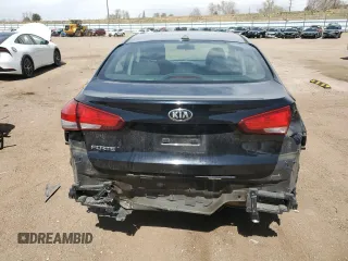 2017 Kia Forte LX with VIN 3KPFK4A70HE116356, listed as a Copart auction lot 51543985 with 83,380 mi miles and Salvage Title. Bid and sale history available at carsss.com. Image 6.
