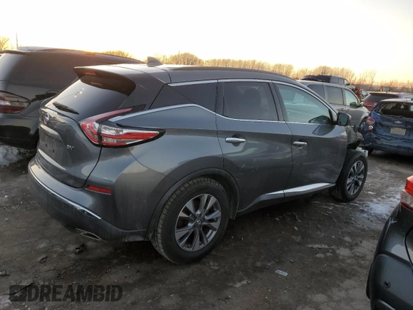 2018 Nissan Murano S with VIN 5N1AZ2MGXJN104265, listed as a Copart auction lot 87936365 with 100,379 mi miles and Salvage Title. Bid and sale history available at DreamBid. Image 3.
