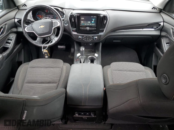 2018 Chevrolet Traverse LT Cloth with VIN 1GNERGKW6JJ254160, listed as a Copart auction lot 60411325 with 84,597 mi miles and Salvage title. Bid and sale history available at DreamBid. Image 8.