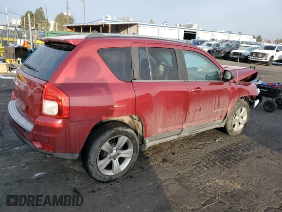 2013 Jeep Compass Sport with VIN 1C4NJCBB3DD229788, listed as a Copart auction lot 45762495 with 106,067 mi miles and Salvage Title. Bid and sale history available at carsss.com. Image 3.
