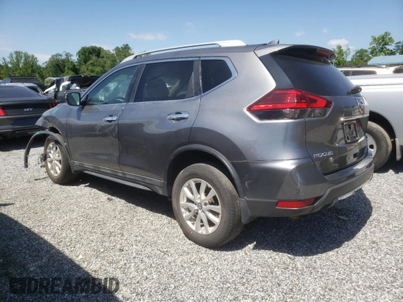 2017 Nissan Rogue SV with VIN 5N1AT2MVXHC897394, listed as a Copart auction lot 57655995 with 71,932 mi miles and Salvage title. Bid and sale history available at DreamBid. Image 2.