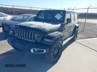 2021 Jeep Wrangler Unlimited Sahara z VIN 1C4JJXP68MW863698, wystawiony jako IAAI lot #41615738 z przebiegiem Nie podano mil oraz . Historia ofert i sprzedaży dostępna na DreamBid. Obrazek 2.