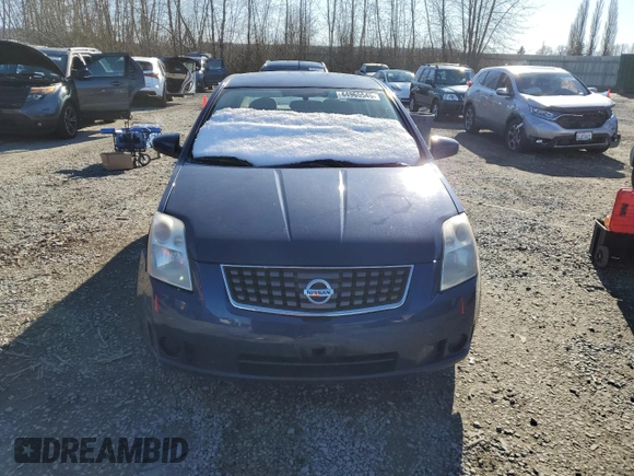 2008 Nissan Sentra S with VIN 3N1AB61E48L681504, listed as a Copart auction lot 44965545 with 121,332 mi miles and Salvage Title. Bid and sale history available at DreamBid. Image 5.