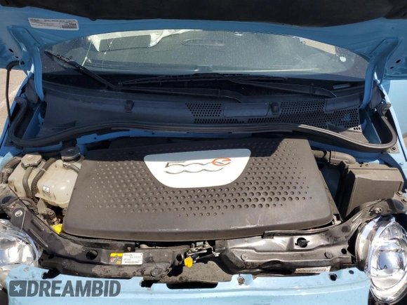 2015 FIAT 500e with VIN 3C3CFFGEXFT732572, listed as a Copart auction lot 56031635 with 65,073 mi miles and Clean title. Bid and sale history available at DreamBid. Image 11.