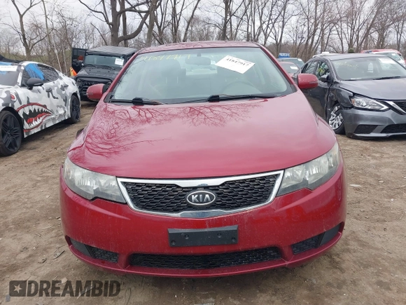 2011 Kia Forte EX with VIN KNAFU4A25B5462577, listed as a IAAI auction lot 41847917 with 136,349 mi miles. Bid and sale history available at carsss.com. Image 12.