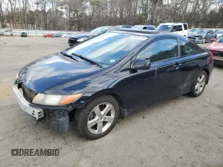 2008 Honda Civic Cpe EX-L with VIN 2HGFG12978H563398, listed as a Copart auction lot 85394144 with 183,300 mi miles and Salvage Title. Bid and sale history available at carsss.com. Image 1.