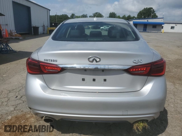 2020 Infiniti Q50 Pure with VIN JN1EV7AP6LM207293, listed as a Copart auction lot 60029065 with 43,872 mi miles and Salvage title. Bid and sale history available at DreamBid. Image 6.