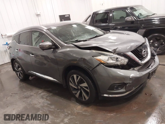 2015 Nissan Murano SL with VIN 5N1AZ2MH7FN253667, listed as a IAAI auction lot 41862164 with 159,993 mi miles and . Bid and sale history available at DreamBid. Image 1.