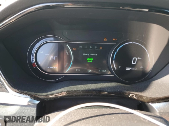 2020 Kia Niro EX Premium with VIN KNDCE3LG8L5080096, listed as a Copart auction lot 89320255 with 115,526 mi miles and Salvage Title. Bid and sale history available at DreamBid. Image 9.