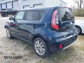 2019 Kia Soul + with VIN KNDJP3A55K7690687, listed as a IAAI auction lot 41715563 with 142,592 mi miles and . Bid and sale history available at DreamBid. Image 3.