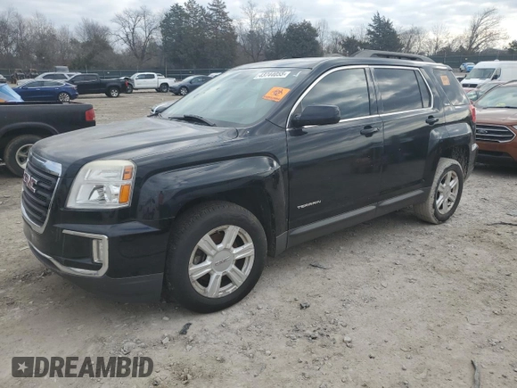 2016 GMC Terrain SLE with VIN 2GKFLNE32G6112256, listed as a Copart auction lot 43744055 with 0 mi miles and Clean Title. Bid and sale history available at carsss.com. Image 1.