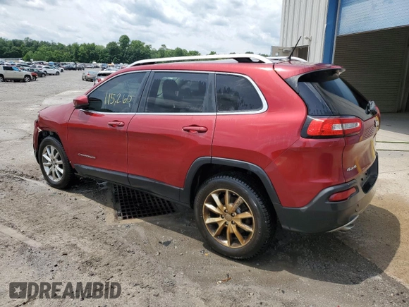 2014 Jeep Cherokee Limited z VIN 1C4PJMDS9EW132256, wystawiony jako Copart lot #59789135 z przebiegiem 115 260 mil mil oraz Szkoda całkowita • Salvage title. Historia ofert i sprzedaży dostępna na DreamBid. Obrazek 2.