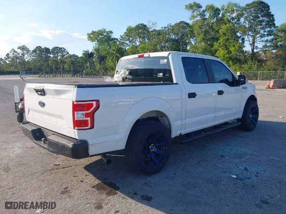 2018 Ford F-150 XL with VIN 1FTEW1CB6JKD95394, listed as a IAAI auction lot 41547286 with 43,037 mi miles. Bid and sale history available at carsss.com. Image 4.