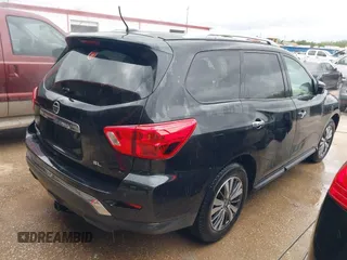 2018 Nissan Pathfinder SL with VIN 5N1DR2MN0JC633392, listed as a IAAI auction lot 41819626 with 160,504 mi miles. Bid and sale history available at carsss.com. Image 4.