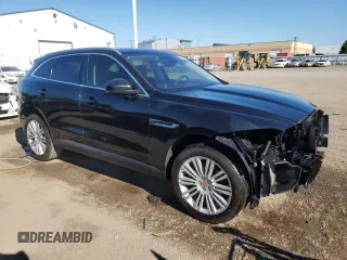 2018 Jaguar F-Pace 30t Portfolio with VIN SADCN2GX2JA239983, listed as a Copart auction lot 61506745 with 130,010 mi miles and Clean title. Bid and sale history available at DreamBid. Image 4.