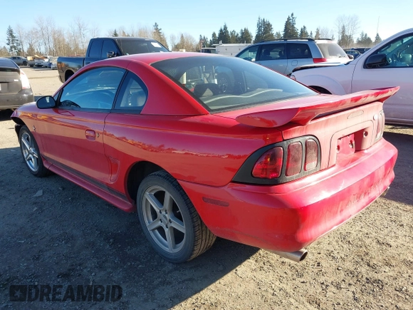 1996 Ford Mustang with VIN 1FALP4042TF180575, listed as a IAAI auction lot 41561882 with 248,183 mi miles. Bid and sale history available at carsss.com. Image 3.