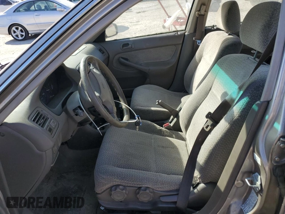 2000 Honda Civic LX with VIN 1HGEJ6676YL024485, listed as a Copart auction lot 42587424 with 176,591 mi miles and Clean Title. Bid and sale history available at carsss.com. Image 7.