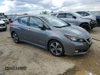 2019 Nissan LEAF SV with VIN 1N4AZ1CP1KC306883, listed as a Copart auction lot 58795165 with Not provided miles and Salvage title. Bid and sale history available at DreamBid. Image 4.