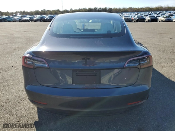 2023 Tesla Model 3 with VIN 5YJ3E1EA4PF680101, listed as a Copart auction lot 45515295 with 0 mi miles and Salvage Title. Bid and sale history available at carsss.com. Image 6.