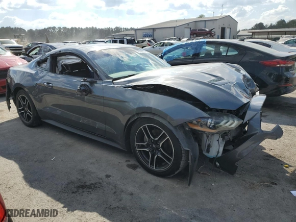 2022 Ford Mustang EcoBoost with VIN 1FA6P8TH0N5121956, listed as a Copart auction lot 78166274 with 49,807 mi miles and Salvage Title. Bid and sale history available at carsss.com. Image 4.