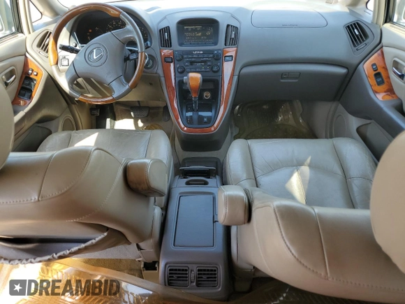 2002 Lexus RX 300 with VIN JTJGF10U720143078, listed as a Copart auction lot 76001414 with 229,752 mi miles and Salvage Title. Bid and sale history available at carsss.com. Image 8.