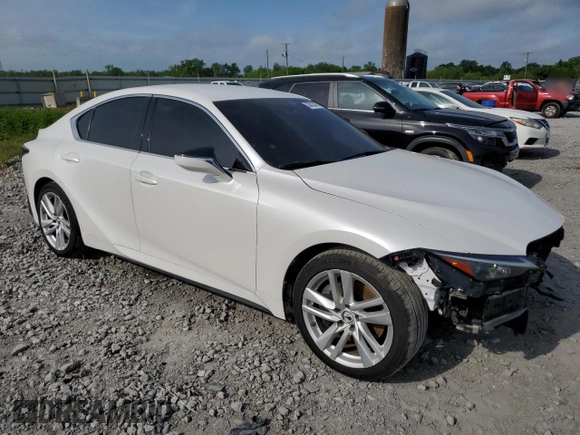 2021 Lexus IS 300 with VIN JTHAA1D20M5116163, listed as a Copart auction lot 53622895 with 79,091 mi miles and Salvage title. Bid and sale history available at DreamBid. Image 4.
