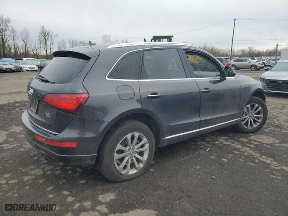 2016 Audi Q5 Premium Plus with VIN WA1L2AFP6GA076113, listed as a Copart auction lot 46330155 with 78,590 mi miles and Salvage Title. Bid and sale history available at carsss.com. Image 3.