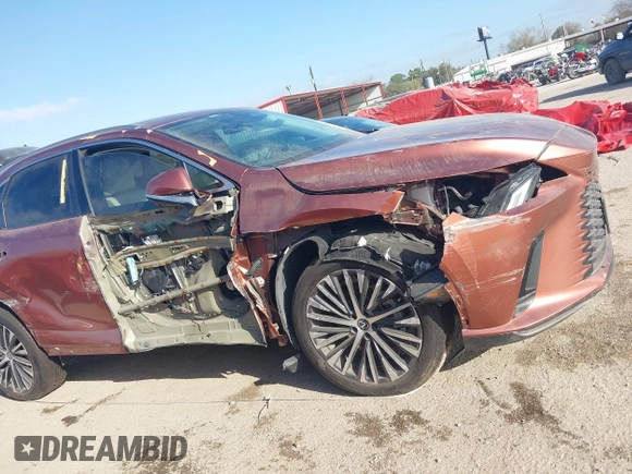2023 Lexus RX 350 with VIN 2T2BAMCA8PC024544, listed as a IAAI auction lot 39040746 with 11,665 mi miles and . Bid and sale history available at DreamBid. Image 6.
