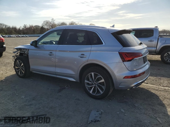 2024 Audi Q5 S line Premium Plus with VIN WA1EAAFY5R2036249, listed as a Copart auction lot 54436925 with 6,945 mi miles and Salvage title. Bid and sale history available at DreamBid. Image 2.
