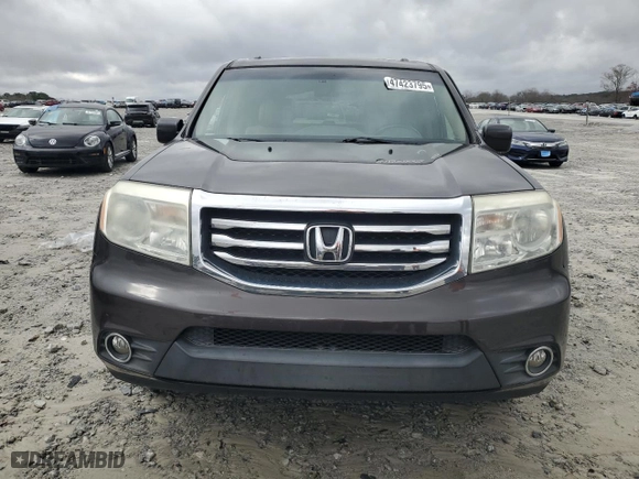 2012 Honda Pilot EX-L with VIN 5FNYF3H54CB025508, listed as a Copart auction lot 47423795 with 201,804 mi miles and Non Repairable. Bid and sale history available at carsss.com. Image 5.