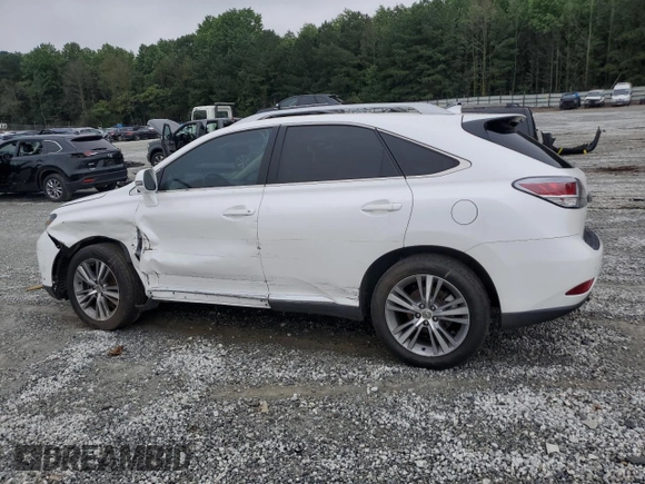 2015 Lexus RX 350 with VIN 2T2ZK1BA4FC179389, listed as a Copart auction lot 58418135 with 97,785 mi miles and Salvage title. Bid and sale history available at DreamBid. Image 2.