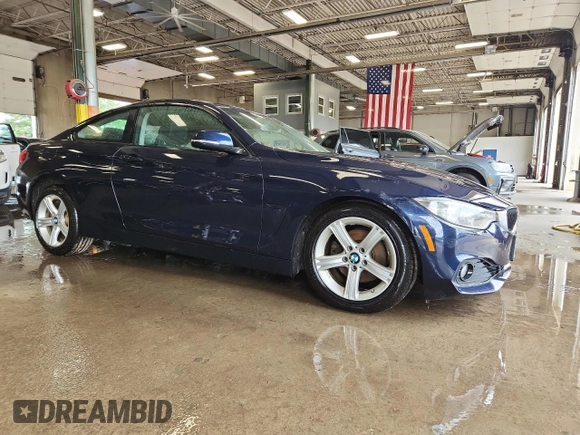 2015 BMW 4 Series 428i xDrive with VIN WBA3N5C59FK198767, listed as a Copart auction lot 64498675 with 99,271 mi miles and Clean title. Bid and sale history available at DreamBid. Image 4.