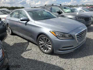 2017 Genesis G80 3.8L with VIN KMHGN4JE5HU178049, listed as a Copart auction lot 74025624 with 0 mi miles and Salvage Title. Bid and sale history available at carsss.com. Image 4.