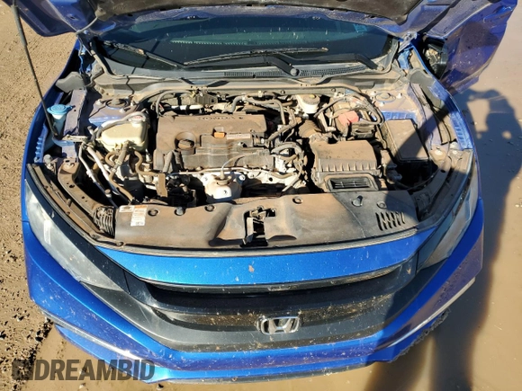 2019 Honda Civic Sedan LX with VIN 19XFC2F60KE028934, listed as a Copart auction lot 80329164 with 86,506 mi miles and Salvage Title. Bid and sale history available at carsss.com. Image 11.