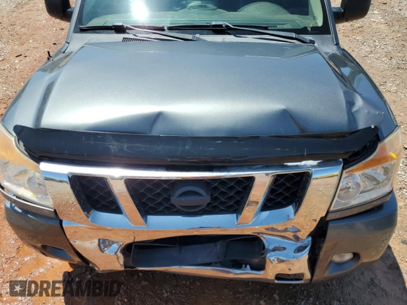 2014 Nissan Titan SV with VIN 1N6BA0EDXEN505116, listed as a Copart auction lot 59615845 with 132,319 mi miles and Salvage title. Bid and sale history available at DreamBid. Image 11.