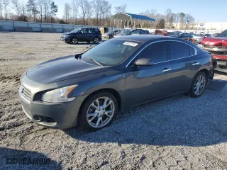 2013 Nissan Maxima 3.5 S with VIN 1N4AA5AP8DC833341, listed as a Copart auction lot 48922785 with 157,129 mi miles and Salvage Title. Bid and sale history available at carsss.com. Image 1.