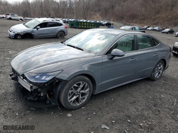 2022 Hyundai Sonata SEL with VIN KMHL64JA5NA177909, listed as a Copart auction lot 51089585 with 24,010 mi miles and Salvage Title. Bid and sale history available at carsss.com. Image 1.