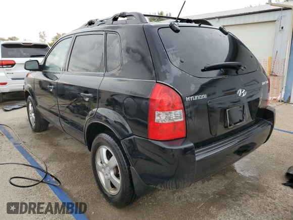 2008 Hyundai Tucson GLS with VIN KM8JM12B58U912894, listed as a Copart auction lot 75886774 with 100,089 mi miles and Salvage Title. Bid and sale history available at carsss.com. Image 2.