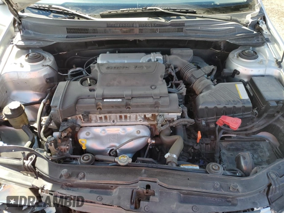 2008 Kia Spectra EX with VIN KNAFE122185498723, listed as a Copart auction lot 75348554 with 117,950 mi miles and Salvage Title. Bid and sale history available at carsss.com. Image 11.