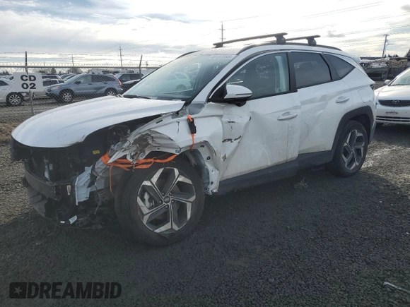 2024 Hyundai Tucson SEL with VIN 5NMJFCDE5RH429853, listed as a Copart auction lot 45197595 with 7,897 mi miles and Salvage Title. Bid and sale history available at carsss.com. Image 1.